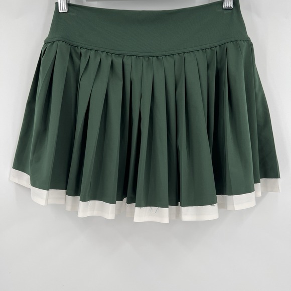 Offline by Aerie Pleated Tennis Skirt Forest Green Women's Large Pickleball - Picture 6 of 9